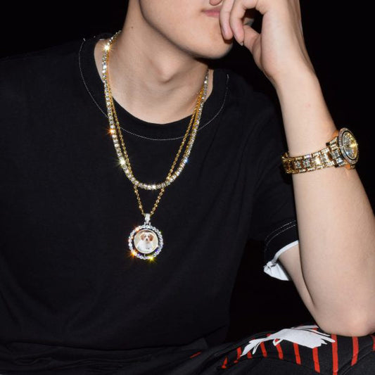 Fully Iced Out Moissanite Diamond Charm Pendant Hip Hop Jewelry Customized Jewelry Gift For Men & Women