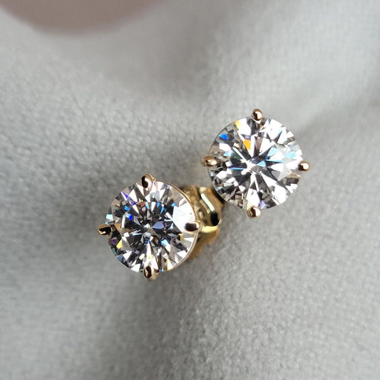 Lab Grown 4.00 CTW Earrings