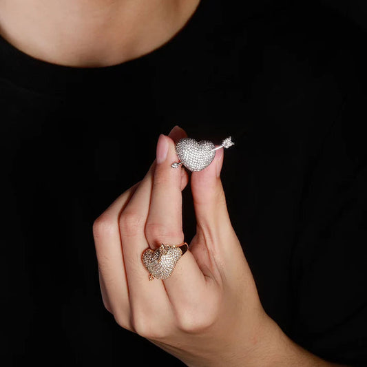 Luxury 925 Silver Custom Jewelry Hip Hop Diamond Rings Round Brilliant Moissanite original Diamond Wedding Ring For Mens