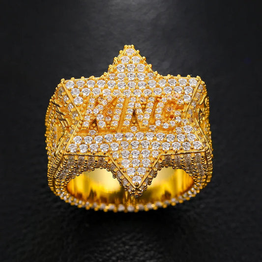 925 Silver Best Quality Moissanite Ring For Men Women Original Hip Hop Iced Out Ring vvs Clarity Wholesale price