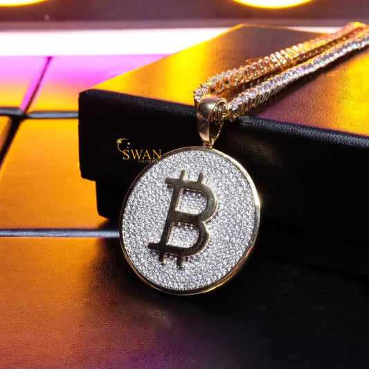 Hip Hop Letter Moissanite vvs Diamond Tester Pass Pendant Made In 925 Sterling Silver For Men