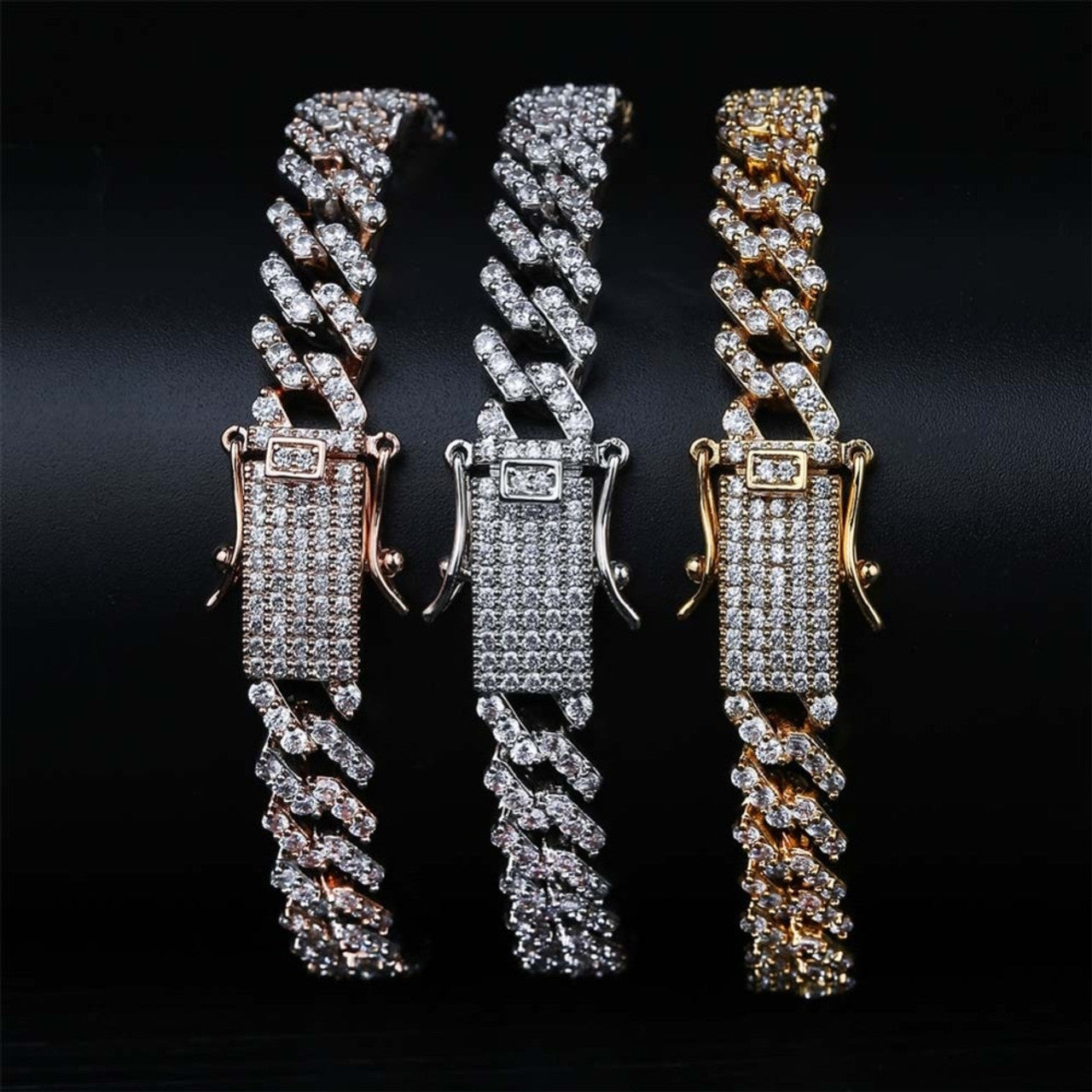 Wholesale Luxury Hip Hop Jewelry 14K Gold 925 Sliver Moissanite