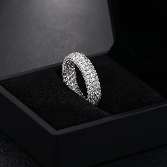 Fashion Premium Jewelry original Moissanite Diamond Studded Hip Hop 925 Silver Rings for Sale at Best Prices