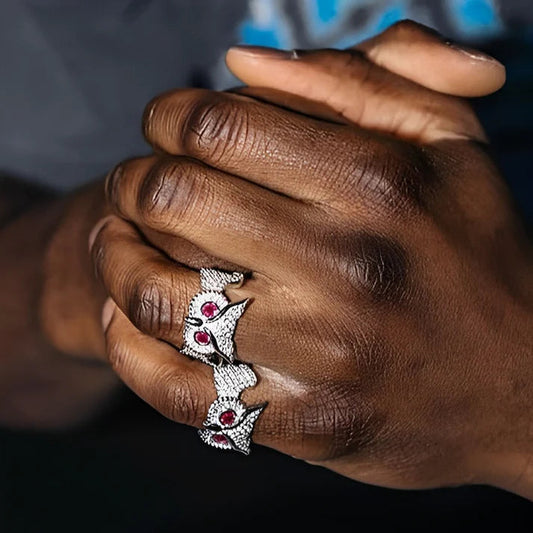 Personalized Hip Hop Jewelry Men Iced Out Sparkling Original vvs Diamond Moissanite 925 Sterling Silver Hip Hop Ring