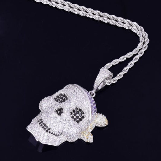 Skull Hip Hop Diamond Pendant VVS moissanite diamond Luxury Pendant