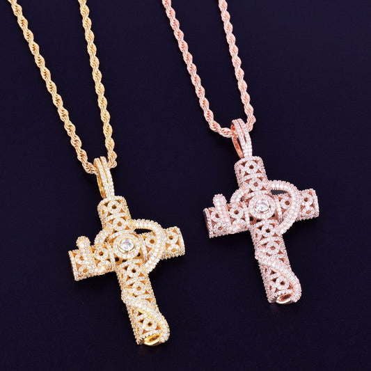 Design Your Dream Jesus Cross Pendant With Clarity Moissanite Set in Stunning 925 Sterling Silver A Timeless Piece