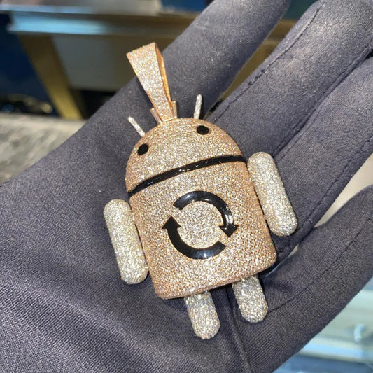 Personalized Custom Hip Hop Pendent 925 Sterling Silver Pendants Pass Tester VVS Moissanite Diamond Ice Out