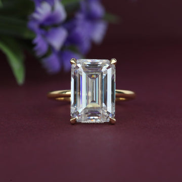 3 Carat Emerald Cut Solitaire Engagement Ring