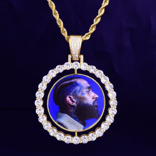 Fully Iced Out Moissanite Diamond Charm Pendant  Hip Hop Jewelry Customized Jewelry Gift For Men & Women