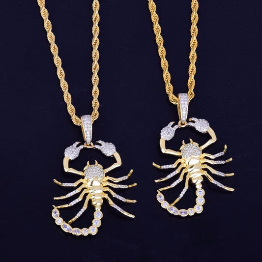 Custom  Buss  Down Rapper Jewelry  Scorpion Hip Hop   Pendant  Moissanite by swandiamond