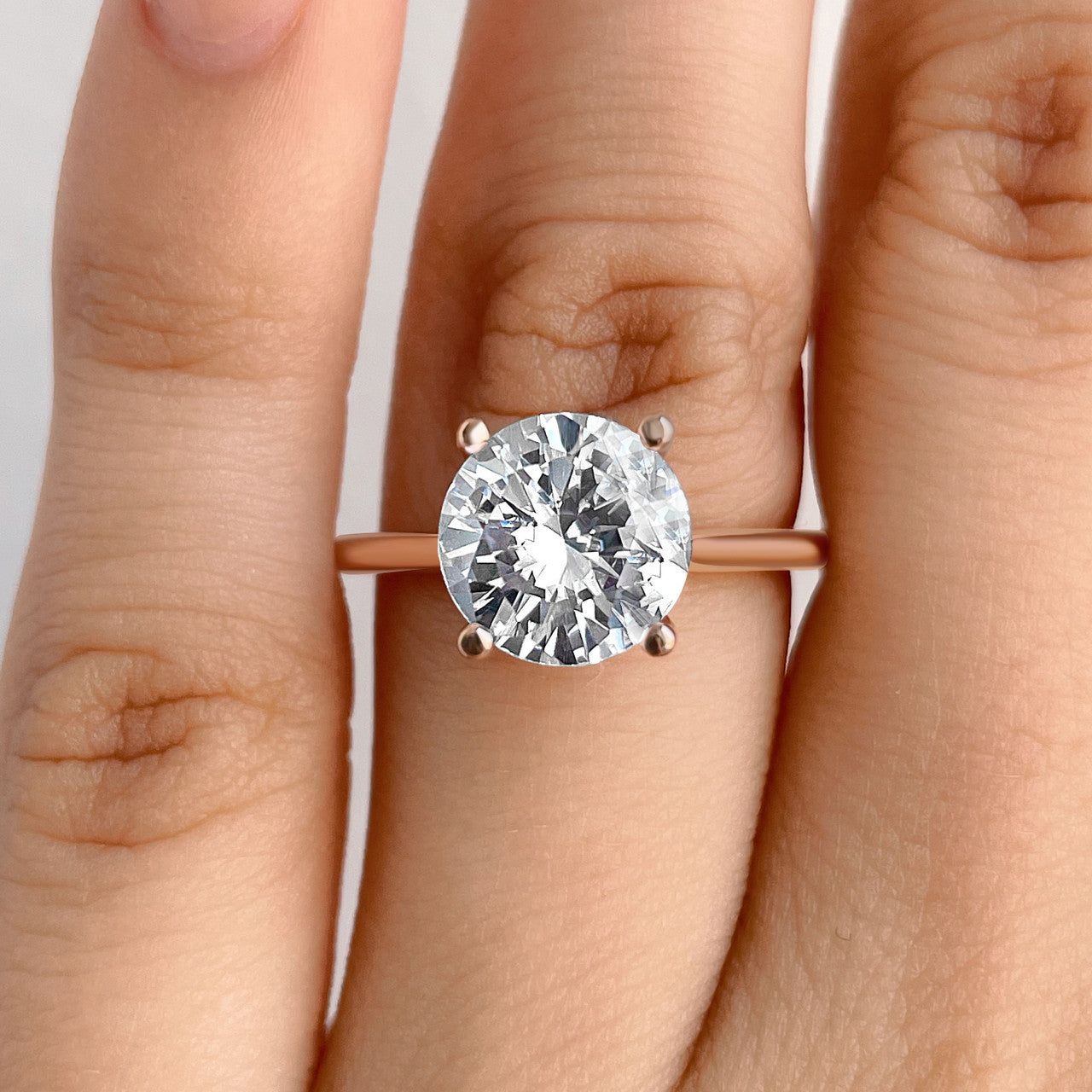 2.50 CT ROUND SOLITAIRE WHITE GOLD ENGAGEMENT RING