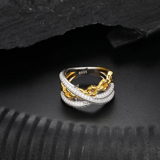 Hip Hop Personalized Iced Out Moissanite original Round Brilliant vvs Diamond 925 Silver Men's Ring For Unisex