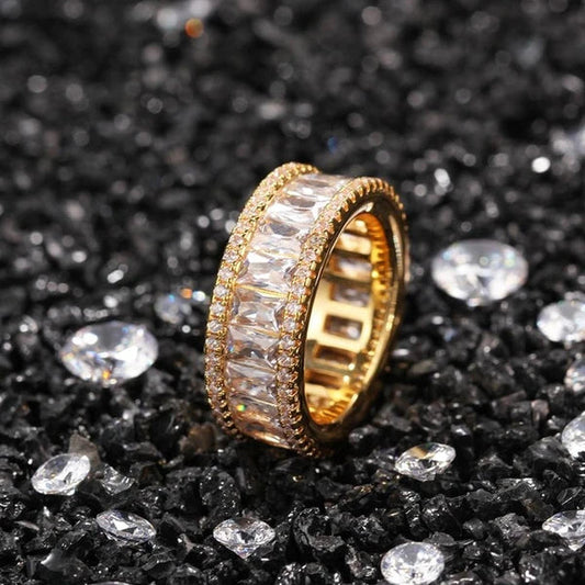 Trendy Wholesale Custom Iced Out Hip Hop House Shape VVS Moissanite original Diamond 925 Silver Ring for Men