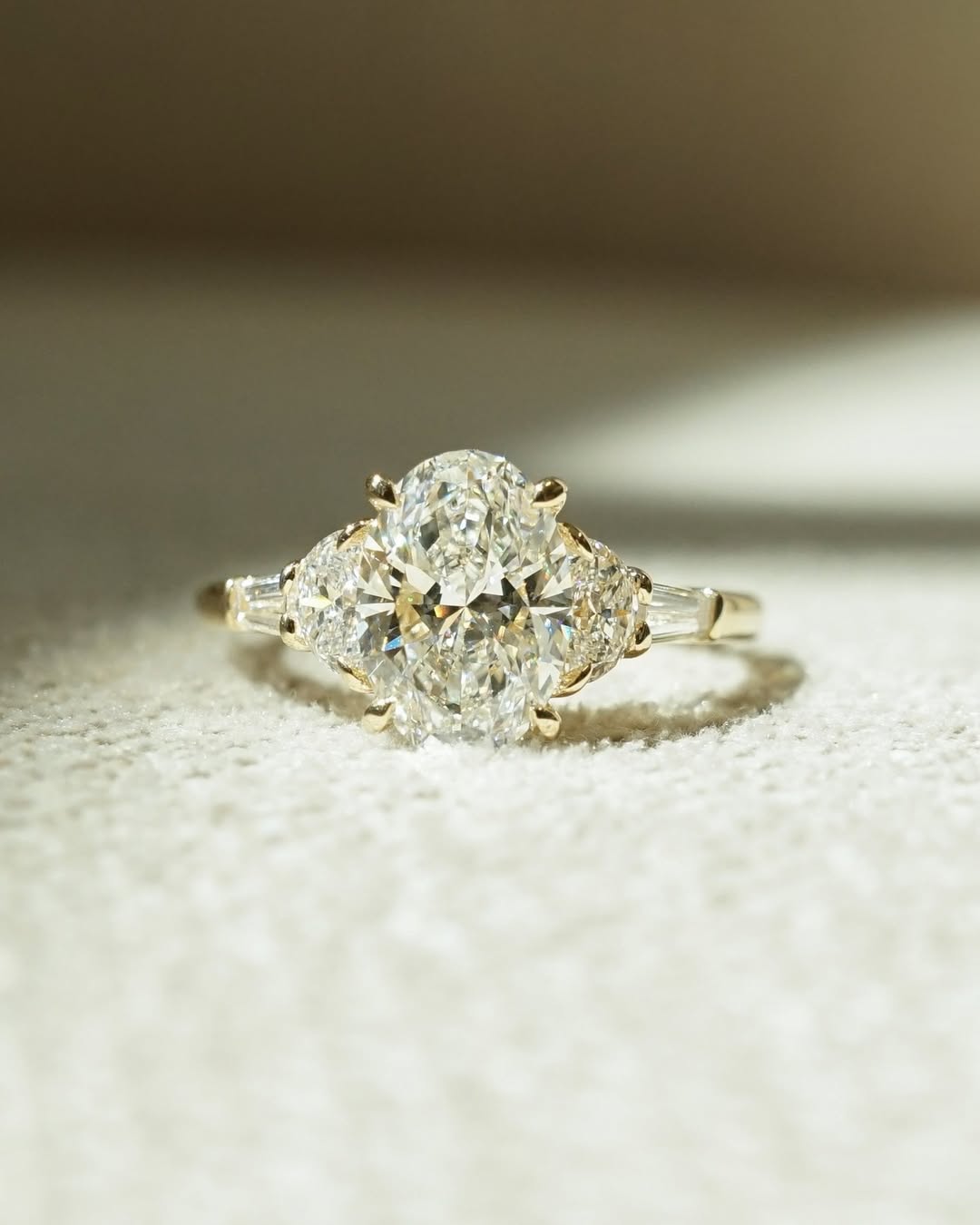 3.5CT Oval Cut Moissanite Fine Jewelry Rings For Women
