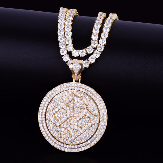 Hip Hop Jewelry Mens Iced Out Custom  69 Number Pendant 925 Sterling Silver Moissanite Diamond