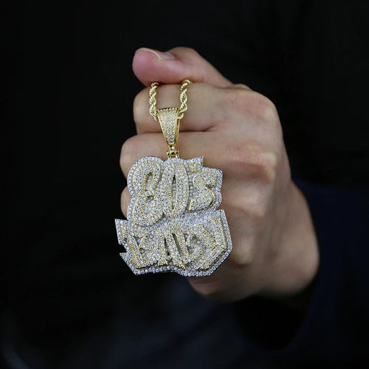 Custom Vvs Moissanite Diamond Pendant Men Custom Iced Out Jewelry Hip Hop Cuban Chain Pendants