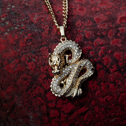Custom  Snake Hip Hop Pendant For Necklace In 925 Sterling Silver And Round Cut Moissanite Diamonds