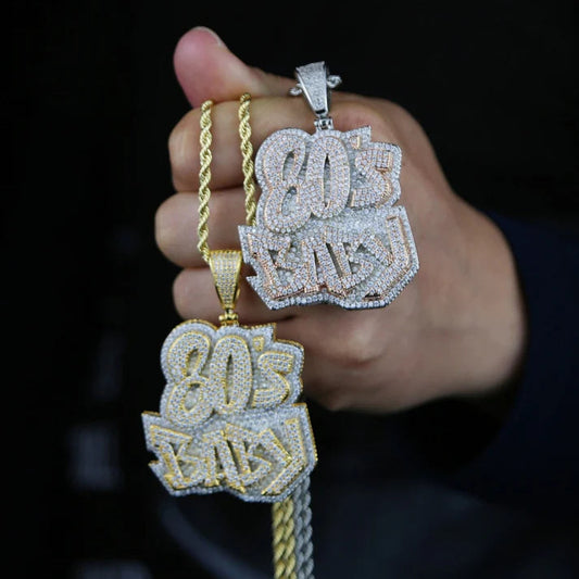 Custom Vvs Moissanite Diamond Pendant Men Custom Iced Out Jewelry Hip Hop Cuban Chain Pendants